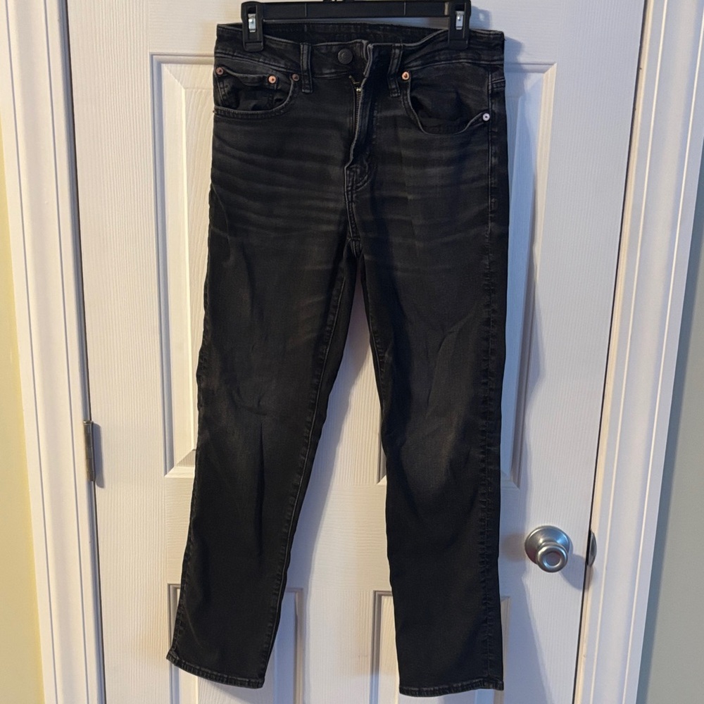 American Eagle Airflex+ Men's Black Jeans size 28x30